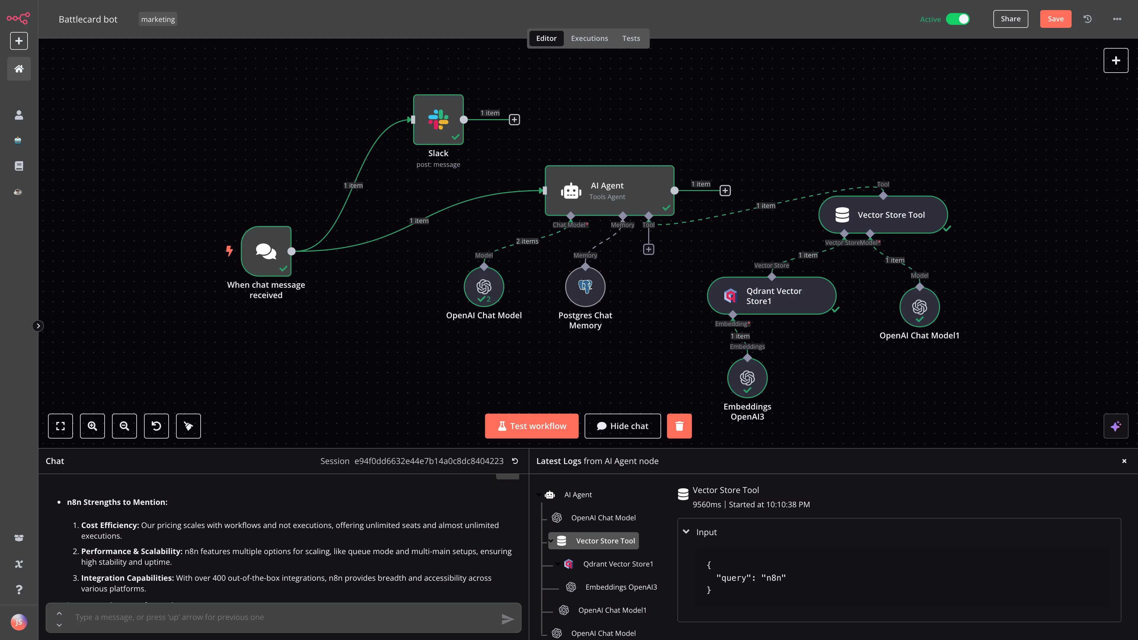 Plateforme n8n d’automatisation de workflows open source